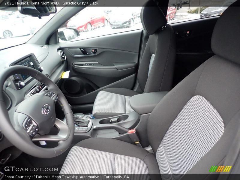 Galactic Gray / Black 2021 Hyundai Kona Night AWD