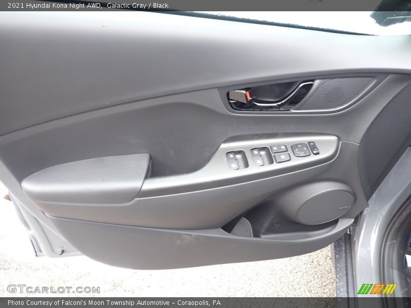 Galactic Gray / Black 2021 Hyundai Kona Night AWD