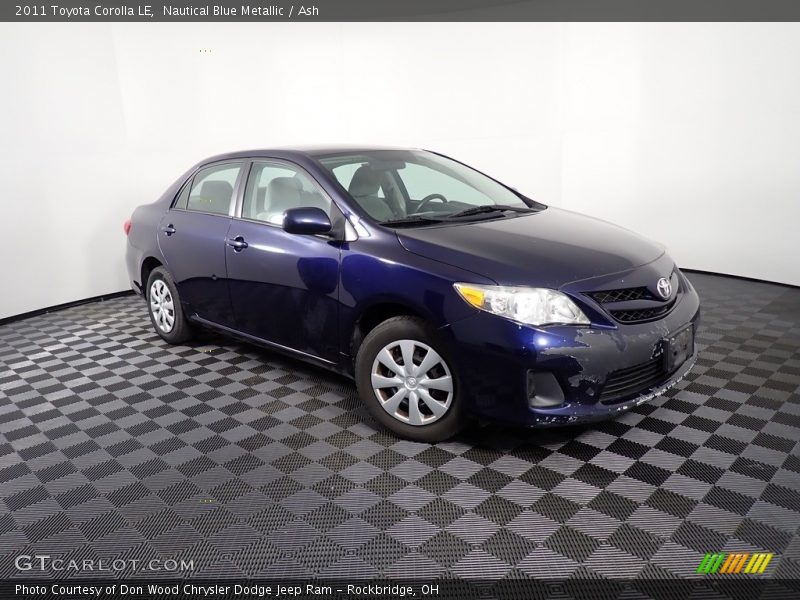 Nautical Blue Metallic / Ash 2011 Toyota Corolla LE