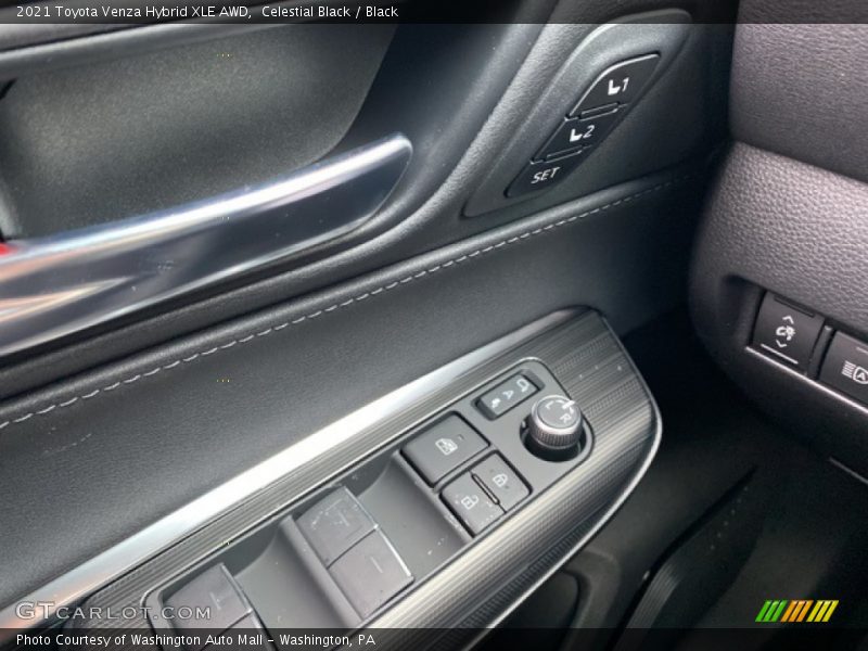 Celestial Black / Black 2021 Toyota Venza Hybrid XLE AWD