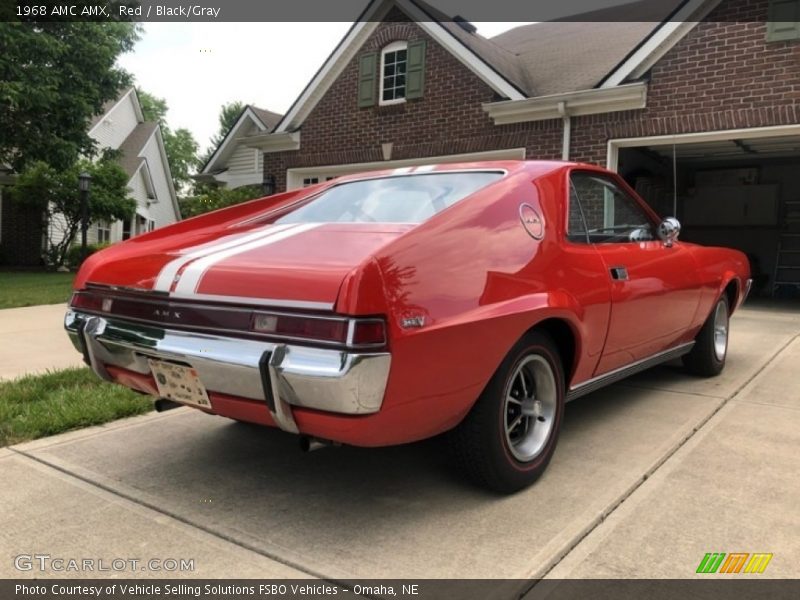 Red / Black/Gray 1968 AMC AMX