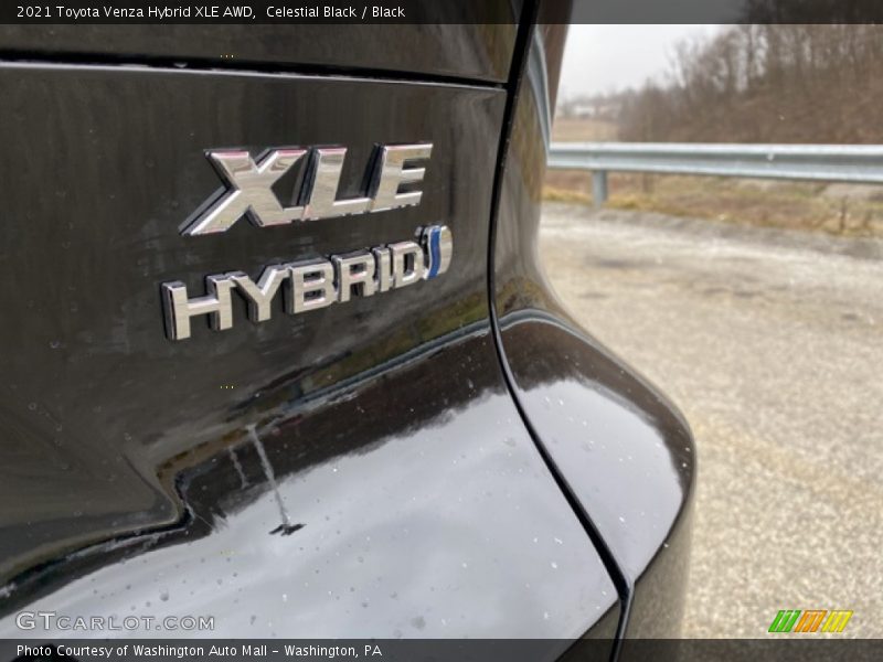 Celestial Black / Black 2021 Toyota Venza Hybrid XLE AWD