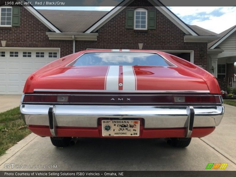 Red / Black/Gray 1968 AMC AMX