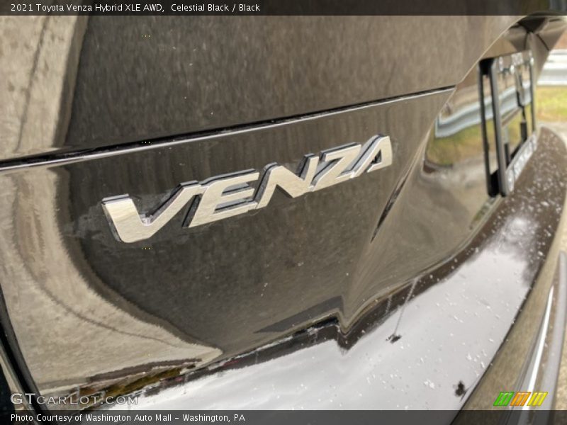 Celestial Black / Black 2021 Toyota Venza Hybrid XLE AWD