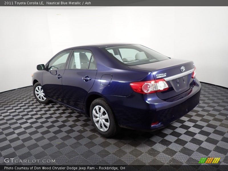 Nautical Blue Metallic / Ash 2011 Toyota Corolla LE