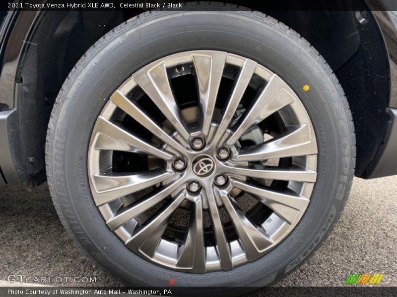 Celestial Black / Black 2021 Toyota Venza Hybrid XLE AWD