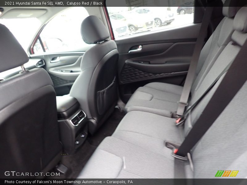 Calypso Red / Black 2021 Hyundai Santa Fe SEL AWD