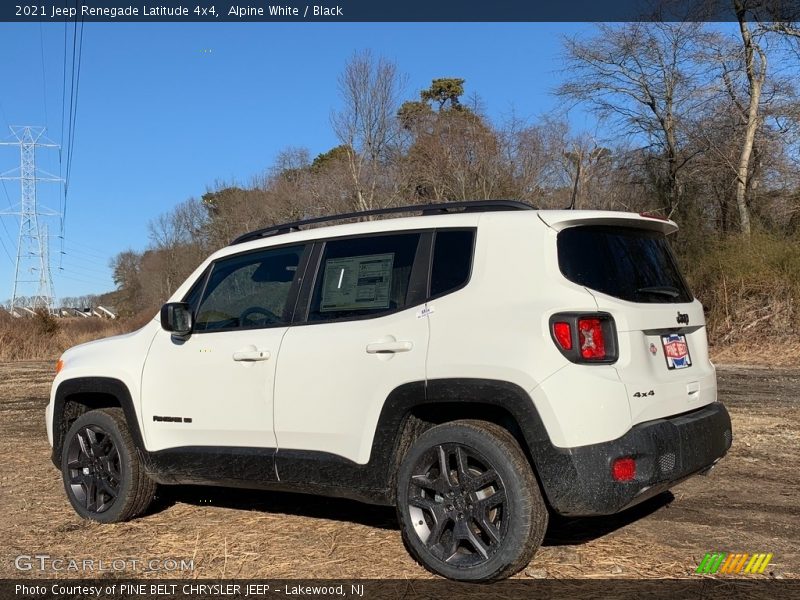 Alpine White / Black 2021 Jeep Renegade Latitude 4x4