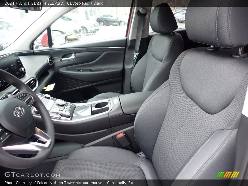 Calypso Red / Black 2021 Hyundai Santa Fe SEL AWD