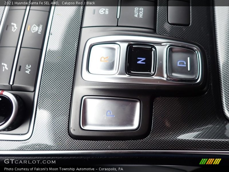 Calypso Red / Black 2021 Hyundai Santa Fe SEL AWD