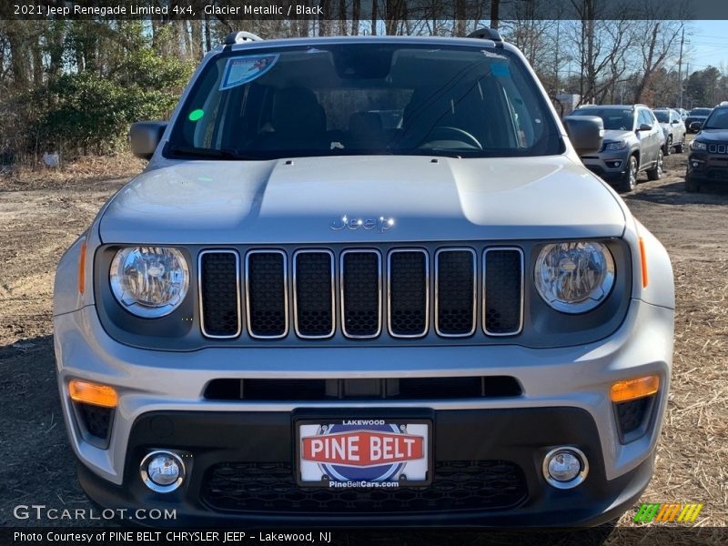 Glacier Metallic / Black 2021 Jeep Renegade Limited 4x4