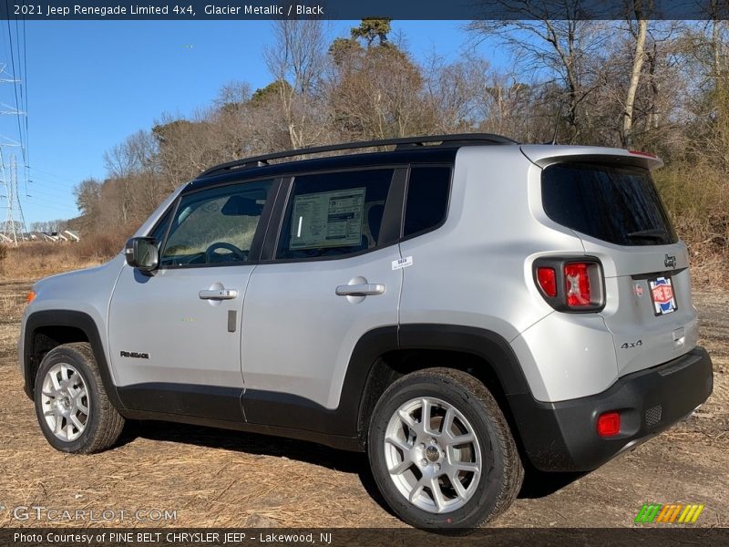 Glacier Metallic / Black 2021 Jeep Renegade Limited 4x4