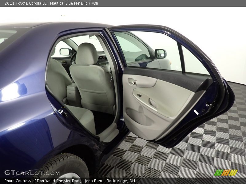 Nautical Blue Metallic / Ash 2011 Toyota Corolla LE