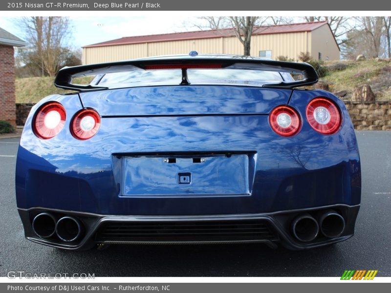 Deep Blue Pearl / Black 2015 Nissan GT-R Premium
