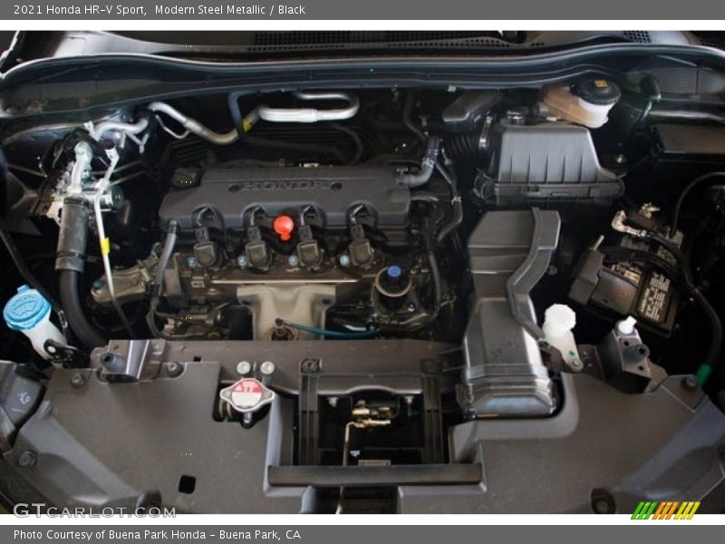 Modern Steel Metallic / Black 2021 Honda HR-V Sport