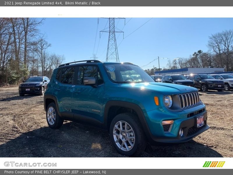 Bikini Metallic / Black 2021 Jeep Renegade Limited 4x4