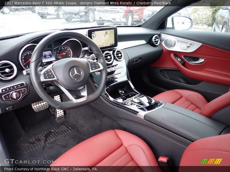 Cranberry Red/Black Interior - 2017 C 300 4Matic Coupe 