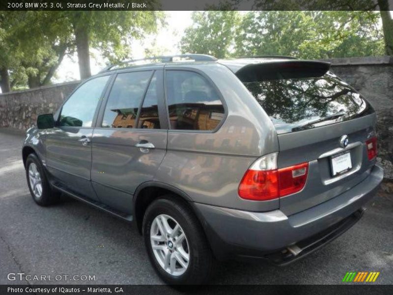 Stratus Grey Metallic / Black 2006 BMW X5 3.0i