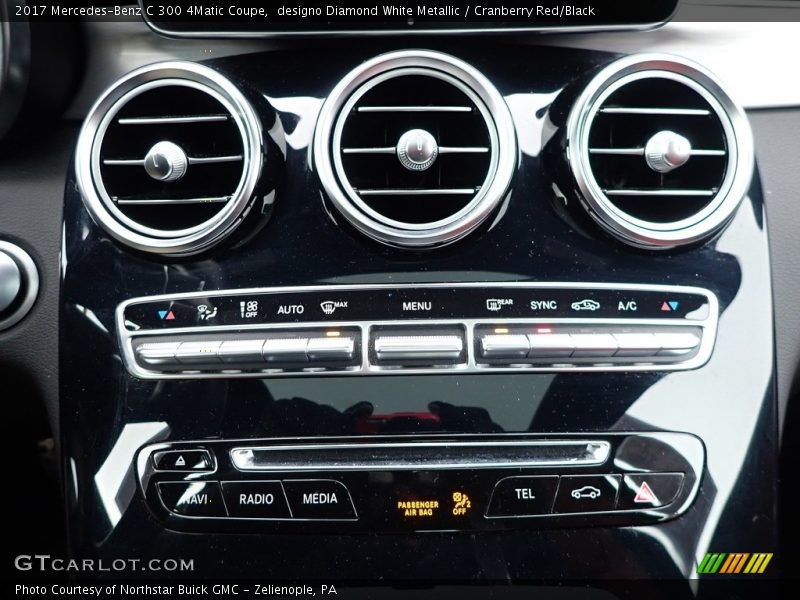 Controls of 2017 C 300 4Matic Coupe