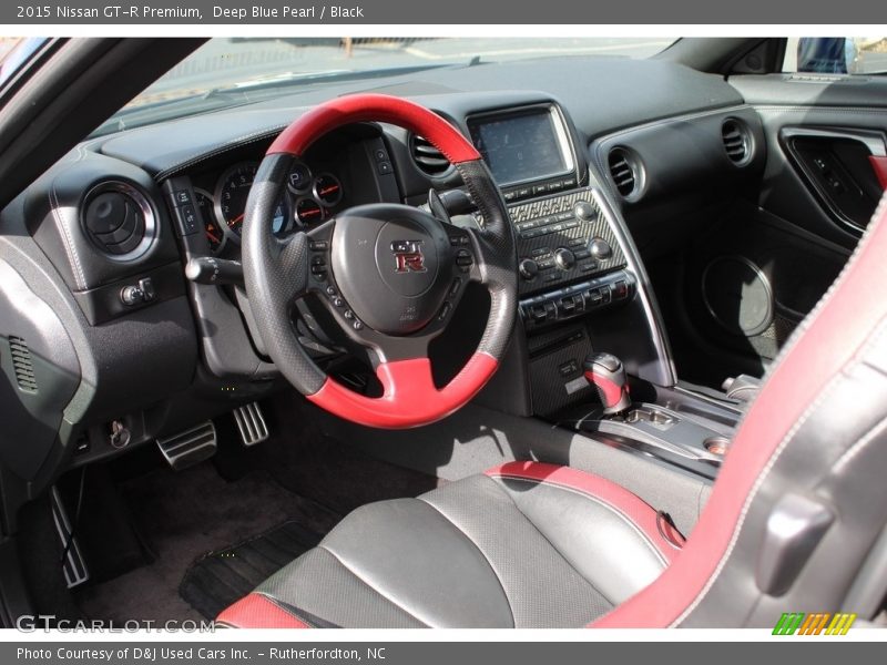 Deep Blue Pearl / Black 2015 Nissan GT-R Premium