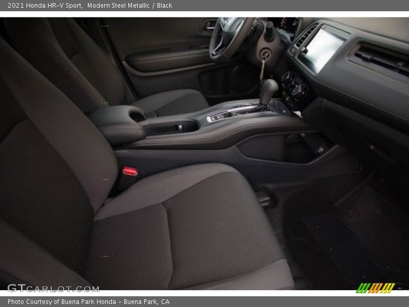 Modern Steel Metallic / Black 2021 Honda HR-V Sport