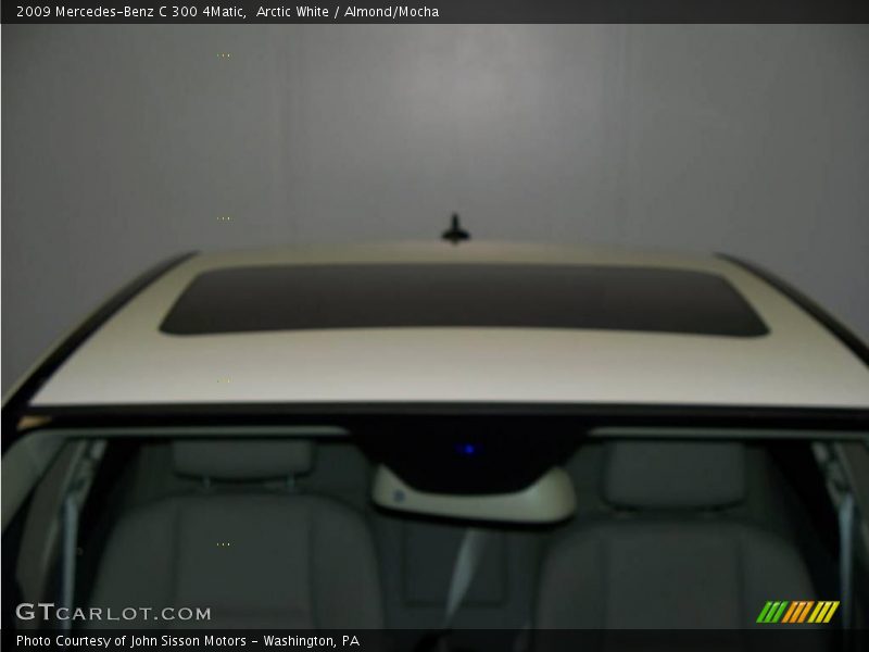 Arctic White / Almond/Mocha 2009 Mercedes-Benz C 300 4Matic