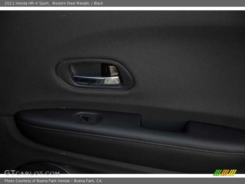Modern Steel Metallic / Black 2021 Honda HR-V Sport