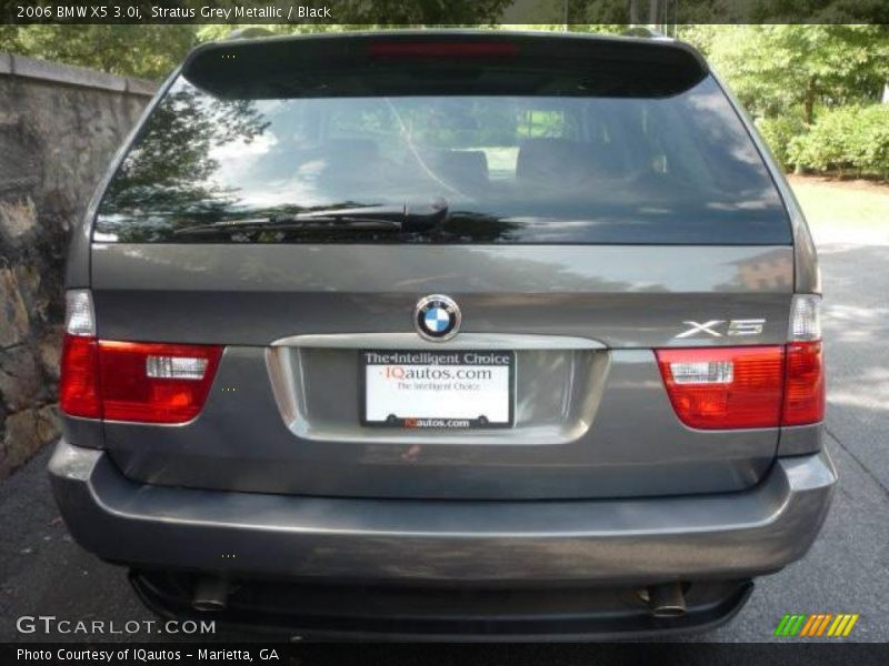 Stratus Grey Metallic / Black 2006 BMW X5 3.0i