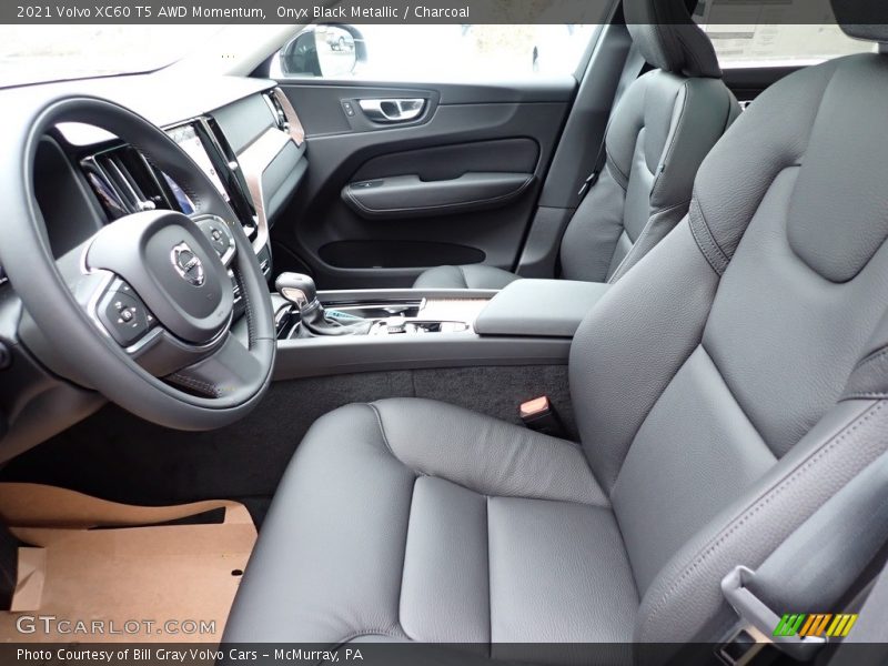 Front Seat of 2021 XC60 T5 AWD Momentum