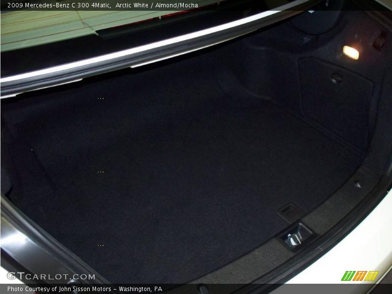 Arctic White / Almond/Mocha 2009 Mercedes-Benz C 300 4Matic