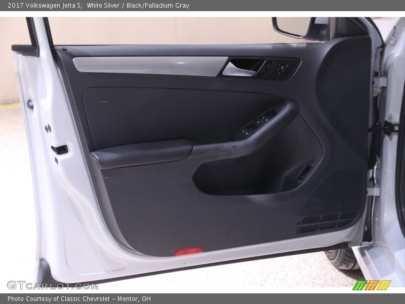 White Silver / Black/Palladium Gray 2017 Volkswagen Jetta S