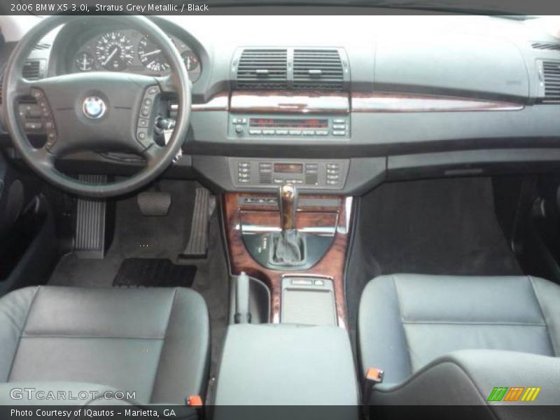 Stratus Grey Metallic / Black 2006 BMW X5 3.0i