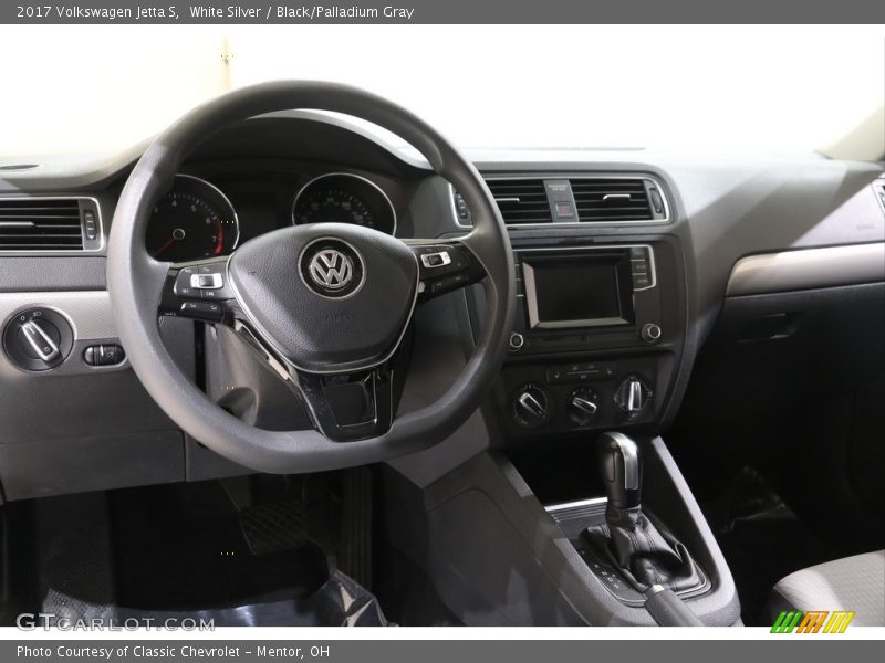 White Silver / Black/Palladium Gray 2017 Volkswagen Jetta S