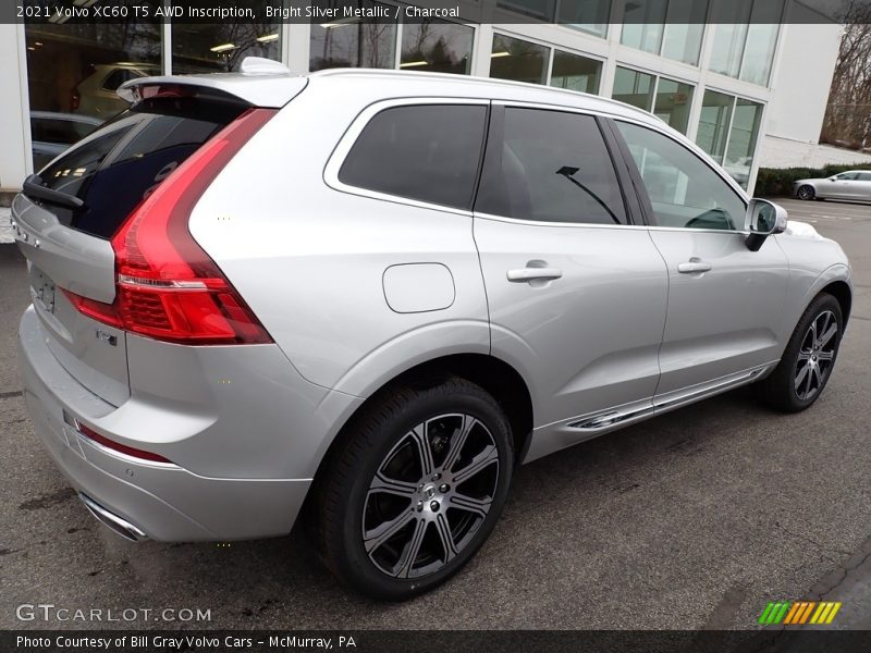 Bright Silver Metallic / Charcoal 2021 Volvo XC60 T5 AWD Inscription