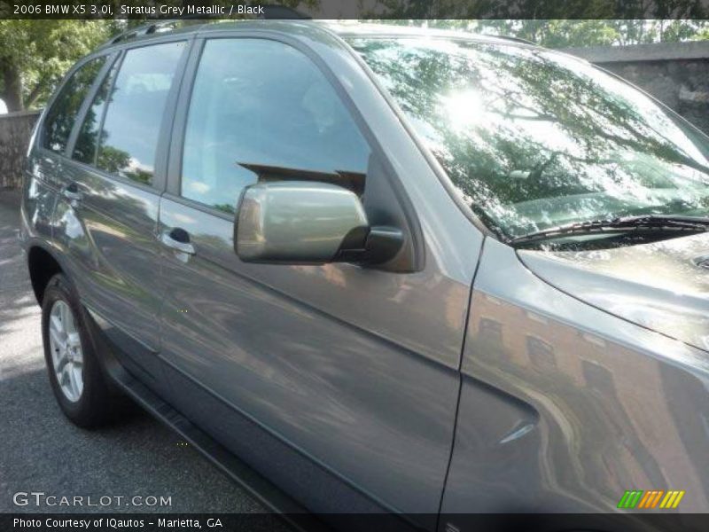 Stratus Grey Metallic / Black 2006 BMW X5 3.0i