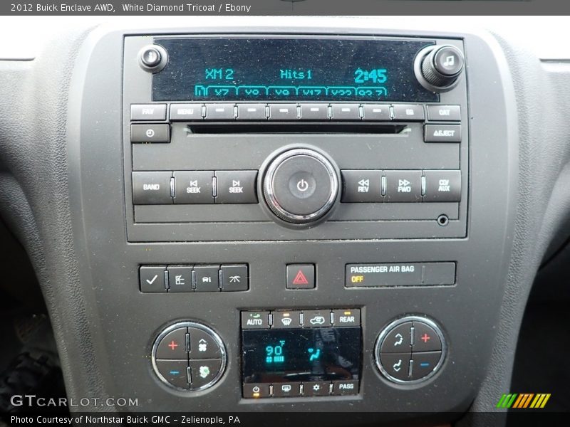 Controls of 2012 Enclave AWD