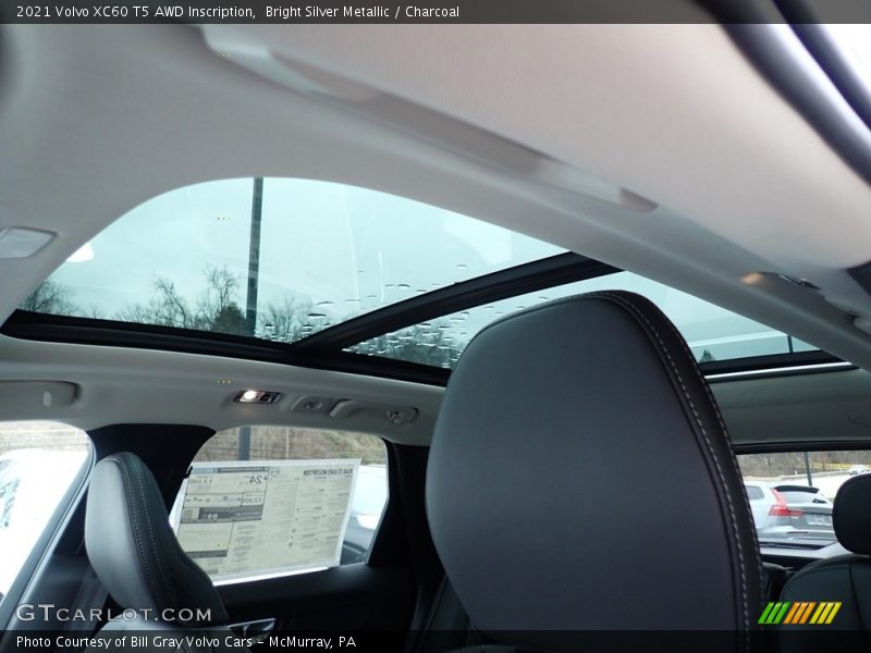 Bright Silver Metallic / Charcoal 2021 Volvo XC60 T5 AWD Inscription