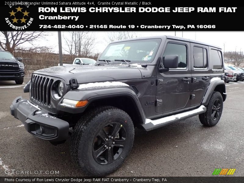 Granite Crystal Metallic / Black 2021 Jeep Wrangler Unlimited Sahara Altitude 4x4