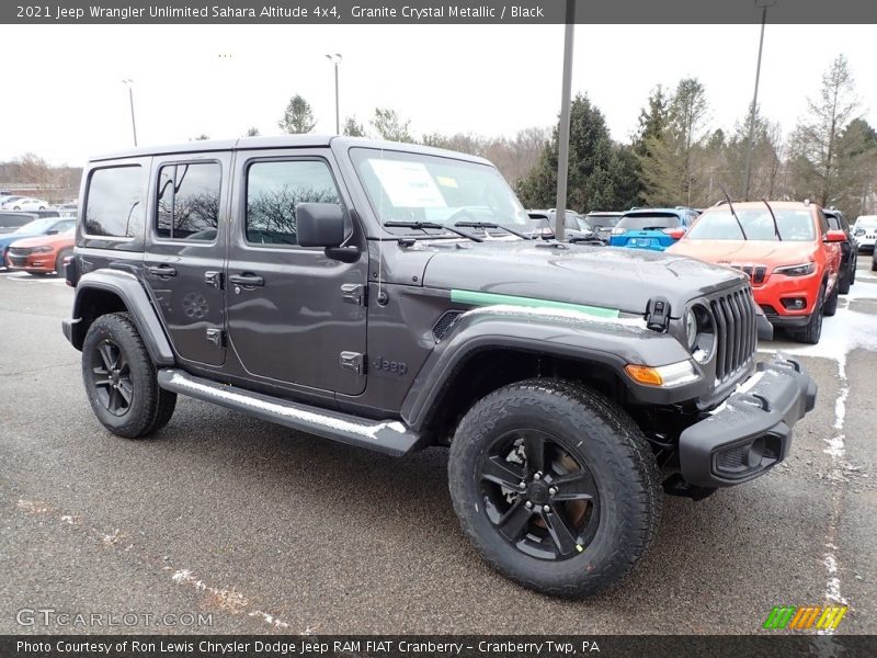 Granite Crystal Metallic / Black 2021 Jeep Wrangler Unlimited Sahara Altitude 4x4