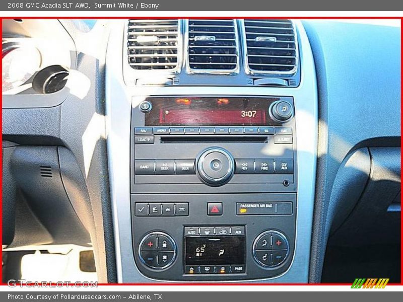 Summit White / Ebony 2008 GMC Acadia SLT AWD