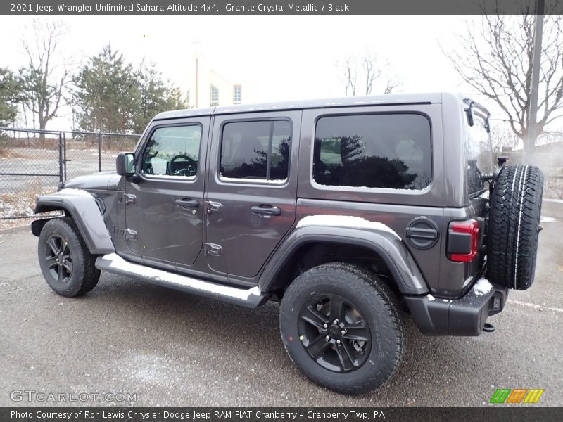 Granite Crystal Metallic / Black 2021 Jeep Wrangler Unlimited Sahara Altitude 4x4