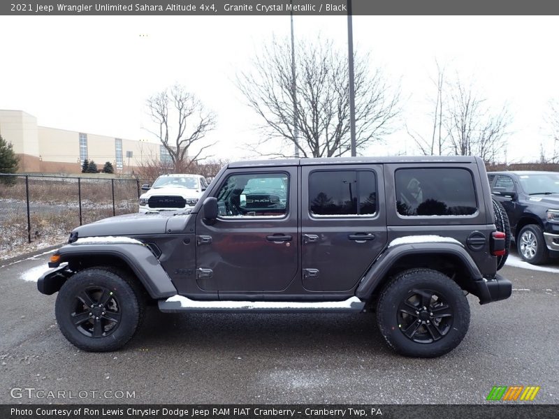 Granite Crystal Metallic / Black 2021 Jeep Wrangler Unlimited Sahara Altitude 4x4