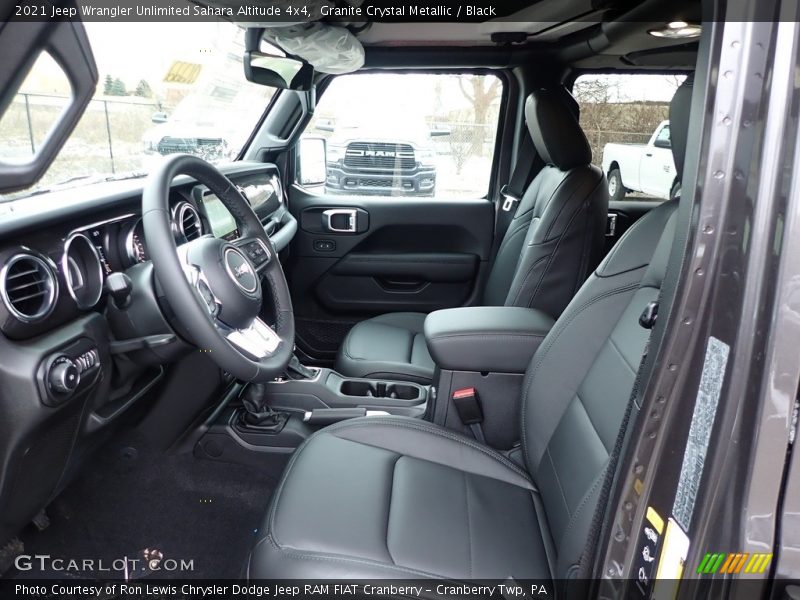 Front Seat of 2021 Wrangler Unlimited Sahara Altitude 4x4