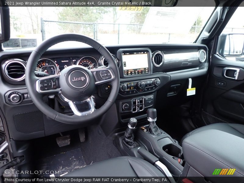  2021 Wrangler Unlimited Sahara Altitude 4x4 Black Interior