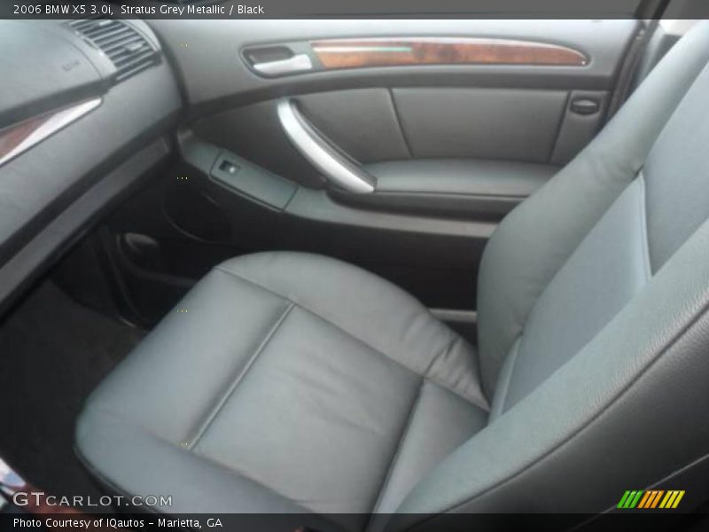Stratus Grey Metallic / Black 2006 BMW X5 3.0i
