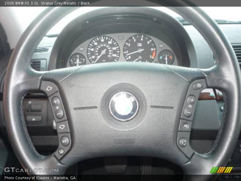 Stratus Grey Metallic / Black 2006 BMW X5 3.0i