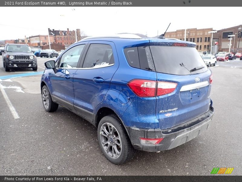 Lightning Blue Metallic / Ebony Black 2021 Ford EcoSport Titanium 4WD