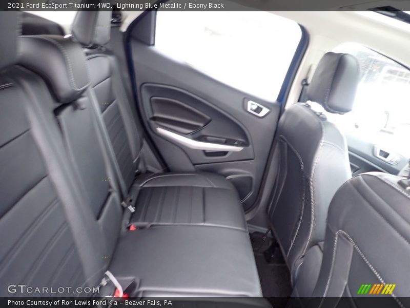Lightning Blue Metallic / Ebony Black 2021 Ford EcoSport Titanium 4WD