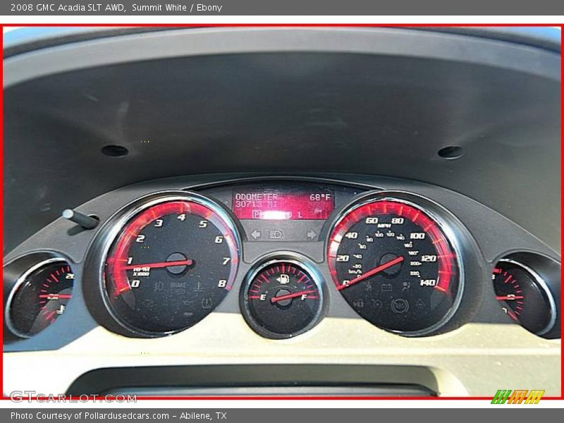 Summit White / Ebony 2008 GMC Acadia SLT AWD