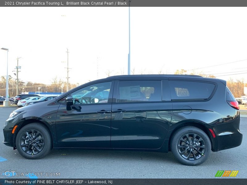 Brilliant Black Crystal Pearl / Black 2021 Chrysler Pacifica Touring L